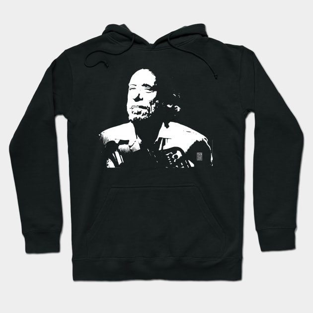 Charles Bukowski design (light). Hoodie by JSnipe